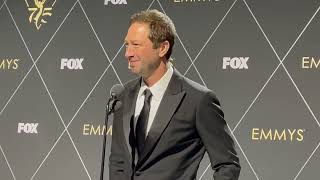 Ebon MossBachrach Best Comedy Supporting Actor The Bear Emmy Awards 2023 backstage interview [upl. by Arek]