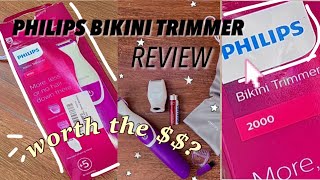 PHILIPS bikini trimmer REVIEWTrimmer for women philipstrimmer [upl. by Zackariah]