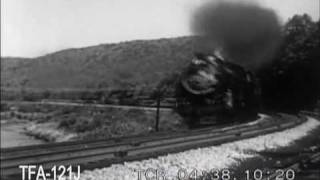 Steam Locomotives In Action on the Baltimore amp Ohio 1954 [upl. by Kendy]