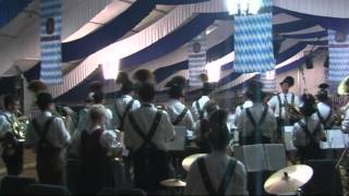 63 Gaufest Bad Kohlgrub Standartenübergabe mit Bayernhymne [upl. by Eiltan]