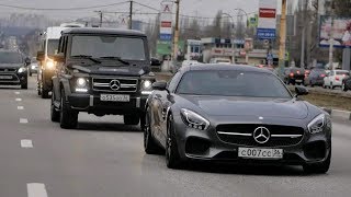 ГЕЛИК СТАВИТ ПИЖОНОВ на МЕСТО MERCEDES G63 AMG против LUXURY АВТО [upl. by Syhr]