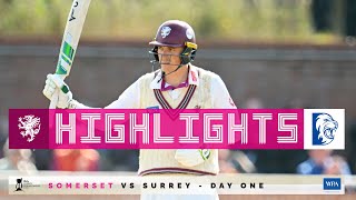 HIGHLIGHTS Tom Banton scores majestic century as honours even on day one [upl. by Oirram]