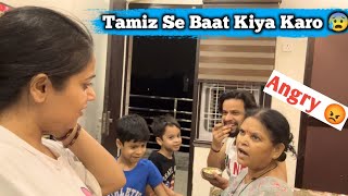 Ab Tamiz Se Baat Kiya Karegi 😜 Mummy li Class 😜 II Jims Kash Vlogs vlog [upl. by Ellehctim]