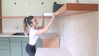 DIY Floating Shelves  SUPER STRONG  THIN [upl. by Leunam369]