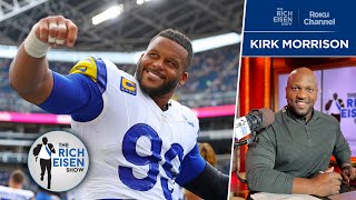 HOLD ON Rams Future Hall of Fame DT Aaron Donald Just Retired  The Rich Eisen Show [upl. by Jochbed]