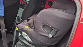 How to Install ISOFIX Car Seat into Peugeot 107 🪛💺🚗 isofix peugeot107 howto [upl. by Enos]