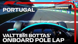 Valtteri Bottas Onboard Pole Lap  2021 Portuguese Grand Prix  Pirelli [upl. by Naresh]