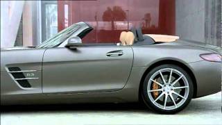 2012 MercedesBenz SLS AMG Roadster R197 Footage [upl. by Reaht]