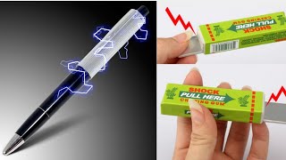 Electric Shock Pen and Chewing Gum  Unboxing Zone [upl. by Helene]