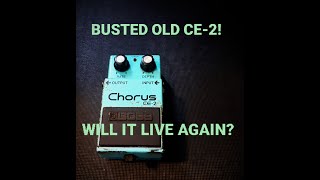 Busted Old Boss CE2 Chorus  Can I breath new life into it [upl. by Treat613]