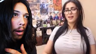 Packgod vs SSSniperWolf REACTION [upl. by Ynottirb956]