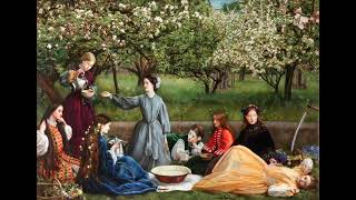 Musical Museum J E Millais  Spring Apple Blossoms  1859 [upl. by Nauqat]