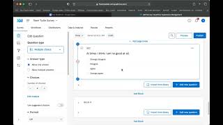 Qualtrics  Pretest Posttest Quasi [upl. by Mandie]