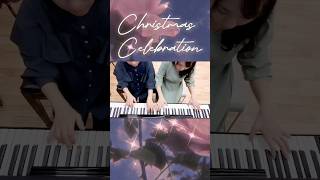 Christmas Celebration piano ピアノ連弾 hymn christmas [upl. by Arodaeht]