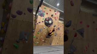 Throw to crimps🤪🥵 gym climbing bouldering youtubeshorts youtube shorts rockclimbing [upl. by Ativoj]