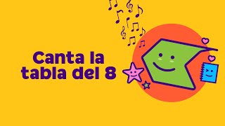 🎺🎸 Aprendamos cantando la TABLA del 8 CANCIÓN TABLA del 8 🎸🎺 [upl. by Biles646]