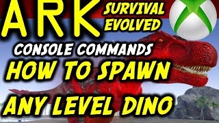 Ark Survival Evolved Xbox How To Summon Any Level Dino  Now Free with PS Plus [upl. by Hara]