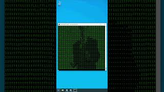 ASCII Art Video on Command Prompt [upl. by Pavia]