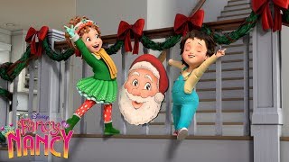 What Makes Christmas Fancy 🎅🏽  Music Video  Fancy Nancy  Disney Junior [upl. by Guinn]