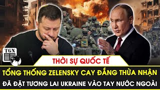 Thời sự Quốc tế  Tổng thống Zelensky cay đắng thừa nhận đã đặt tương lai Ukraine vào tay nước ngoài [upl. by Meikah391]