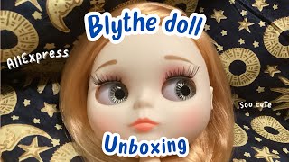 💙Blythe Doll Unboxing New AliExpress Blythe Doll [upl. by Holleran]