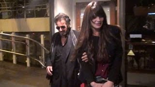 Al Pacino Clings To Younger Girlfriend Lucila Sola At Madeo [upl. by Cissej]