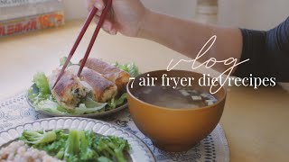 Ep 4 7 món ngon Eat Clean với nồi chiên không dầu ☆ 7 healthy recipes for air fryer  momosdiet [upl. by Ecyac]