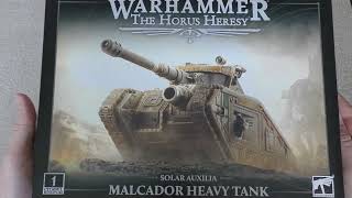 Malcador Heavy Tank  Unboxing HH [upl. by Adnawad]