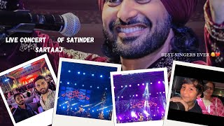 SATINDAR SARTAAJ THE LEGEND ❤️ BEST SINGER SHOW IN GURGAON satindersartaaj live show song vlog [upl. by Yerdua694]