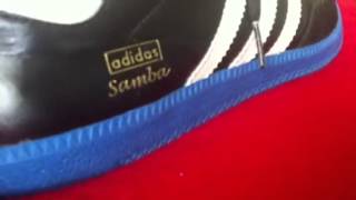 Adidas Samba soccer 1stedition  blue sole  size12 [upl. by Astrid]