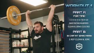 Dubai CrossFit Championship 2022 Online Qualifier Workout 1 [upl. by Reggy449]