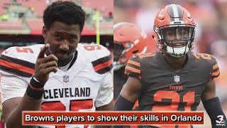 Cleveland Browns Myles Garrett Denzel Ward to take part in Pro Bowl Skills Showdown [upl. by Rockafellow]