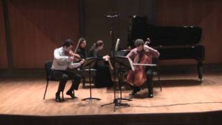 Beethoven Ghost Trio opus 70 Mvt I  Colburn David Lisker Yana Reznik Eugene Lifschitz [upl. by Carry]