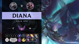 Diana Mid vs LeBlanc  KR Master Patch 1410 [upl. by Winna]