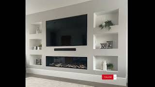 41 Wonderful gypsum board TV wall unitsIdeas 2023 [upl. by Noryb]