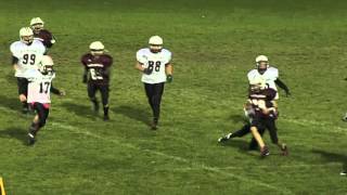 Chatham Cougars Football Peewee Wallaceburg vs McGregor  Nov 1 2015 [upl. by Suckow]