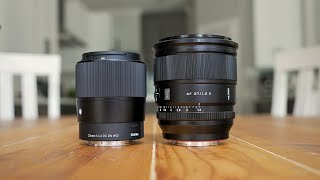 Sigma 23mm F14 vs Viltrox 27mm F12 [upl. by Ayotol]