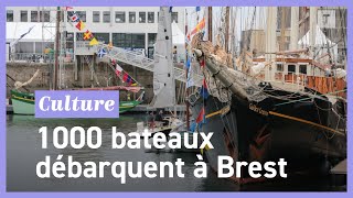 Le port de Brest plein à craquer pour 5 jours de fête [upl. by Sedruol87]