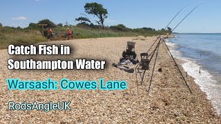 Catch Fish in Southampton Water WARSASH  COWES LANE [upl. by Ahsinrev]