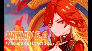 Genshin 50 Mualani Pulls and Archon Quest Act 1 amp 2 [upl. by Aimee691]