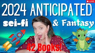 42 Anticipated SciFi amp Fantasy Books of 2024 [upl. by Neerroc]