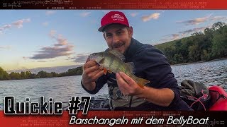 Quickie 7  Barschangeln mit dem BellyBoat [upl. by Tarkany]