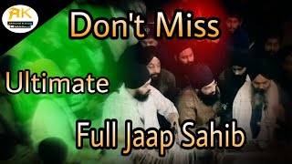 Heart Touching  Jaap Sahib  Bhai Manpreet Singh Ji  AKJ Rainsabai Ludhiana Smagam 2019 [upl. by Daphna129]