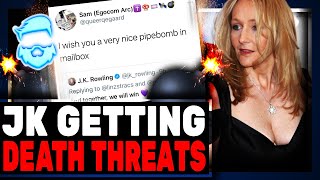 J K Rowling BLASTS Woke Mob On Twitter Shares Receipts Of TERRIBLE Messages From quotAllysquot [upl. by Helse291]