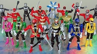 Power Rangers Action Hero Review Super Megaforce 5 inch Figures [upl. by Scotney]