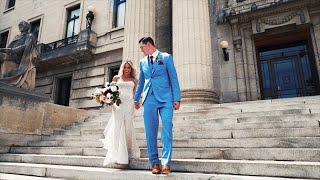 A FlowerFilled Wedding at a Historic Hotel in Winnipeg Canada  Martha Stewart Weddings [upl. by Ahsemo667]