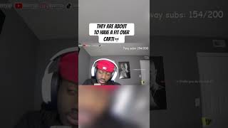 They were about to eviscerate bro over carti😭💀 streamer shorts [upl. by Eetsirk]