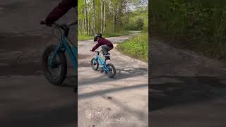 Briley’s Amazing Bike Balance Trick 5yearold bikelife biketricks adventure camping [upl. by Jarus712]