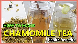 Chamomile Tea Recipe  Alternative to Black Tea  Chamomile Herbal Tea  How to make Chamomile Tea [upl. by Amelita]