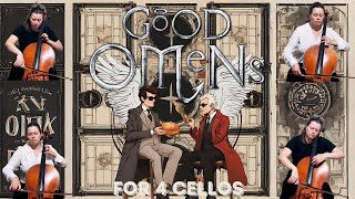 Good Omens theme song for 4 cellos Cover [upl. by Vladamar588]